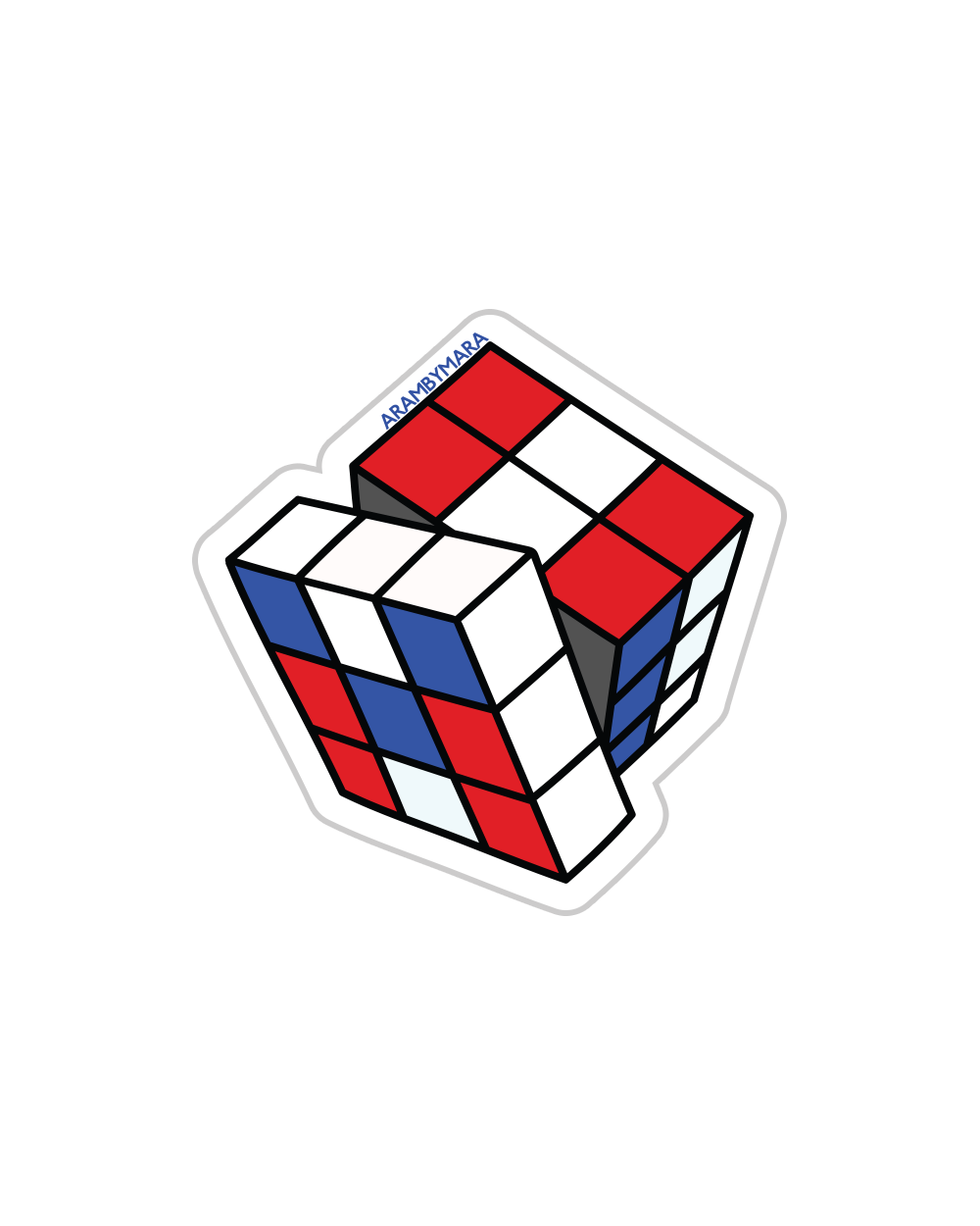 RobiQ Boricua Sticker