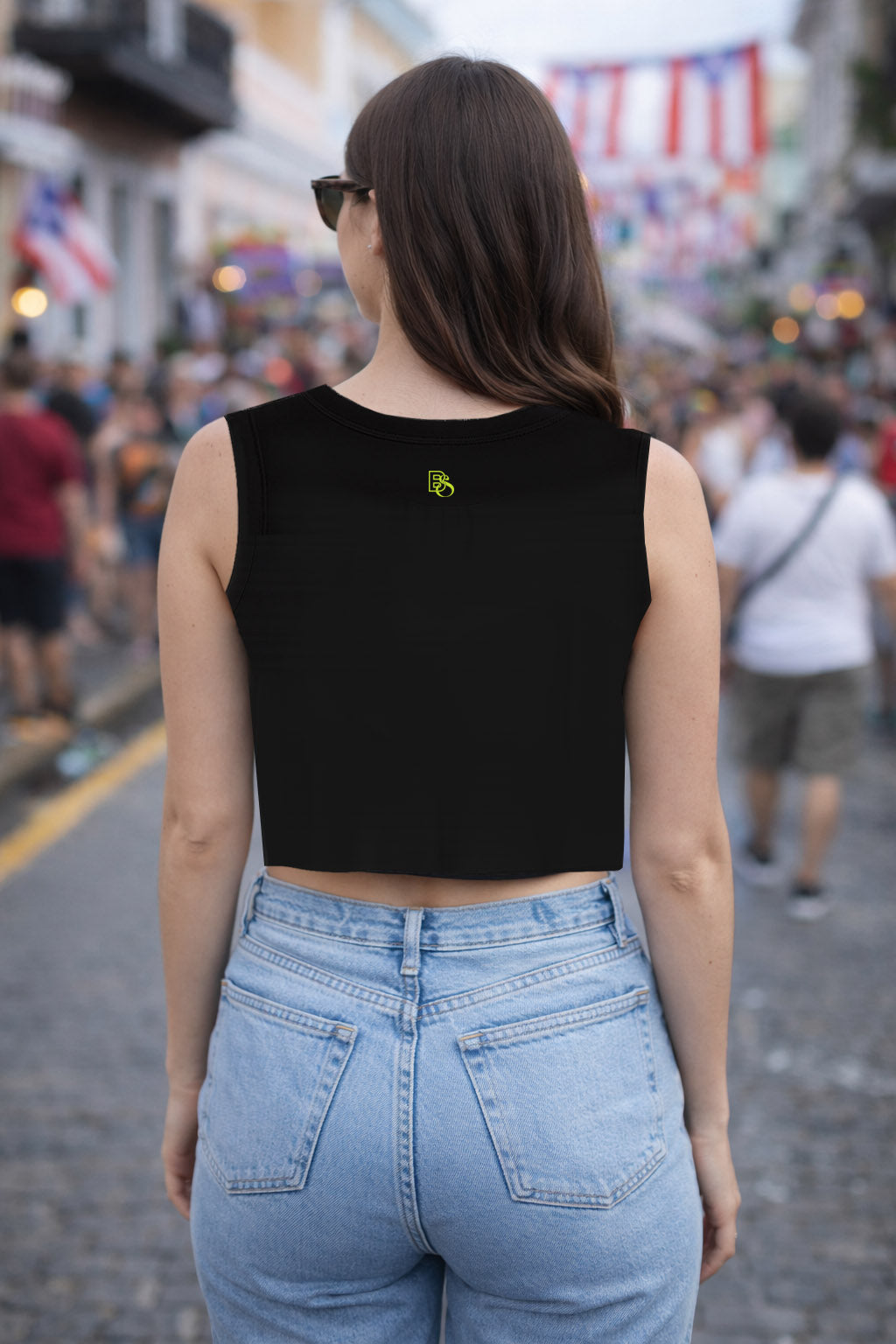 Voy Subiendo, Voy Bajando Tank Top Crop Woman