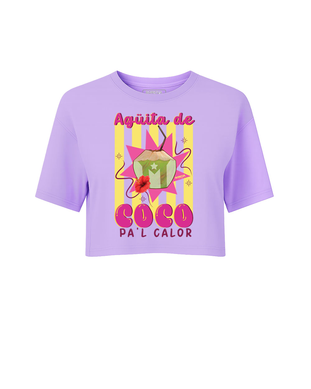 Agüita de Coco Crop Top Oversized