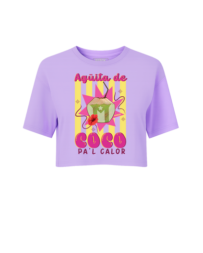 Agüita de Coco Crop Top Oversized
