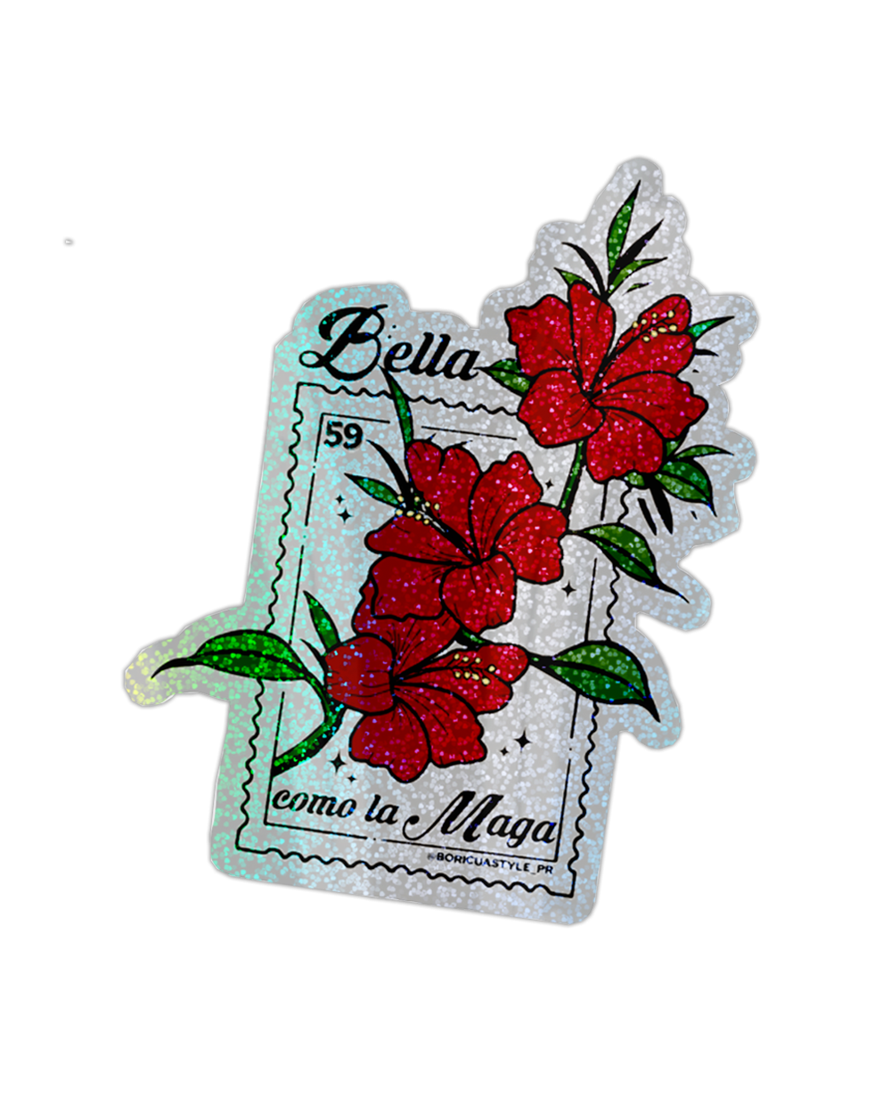 Bella Como La Maga Sticker