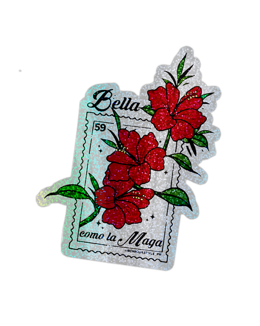 Bella Como La Maga Sticker