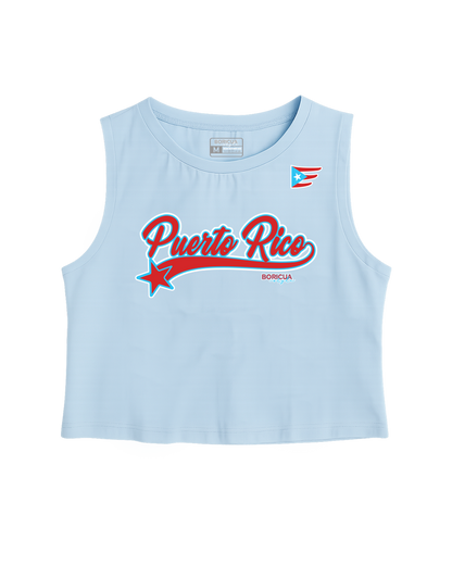 La Isla Nos Llama Tank Top Crop