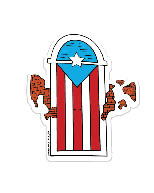 Puerta Boricua Sticker