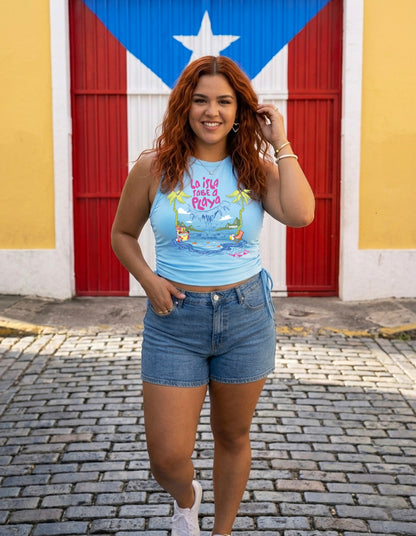 La Isla Sabe A Playa Tank Top