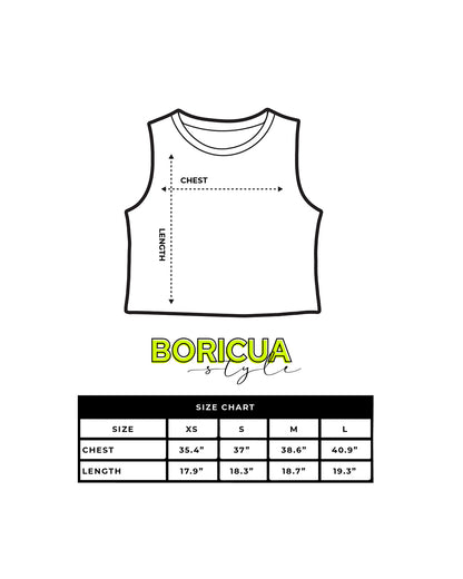 La Isla Nos Llama Tank Top Crop