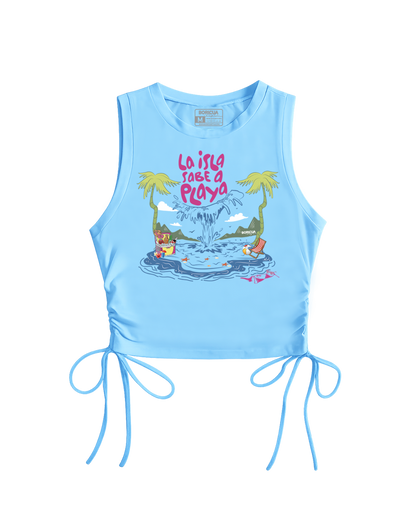 La Isla Sabe A Playa Tank Top