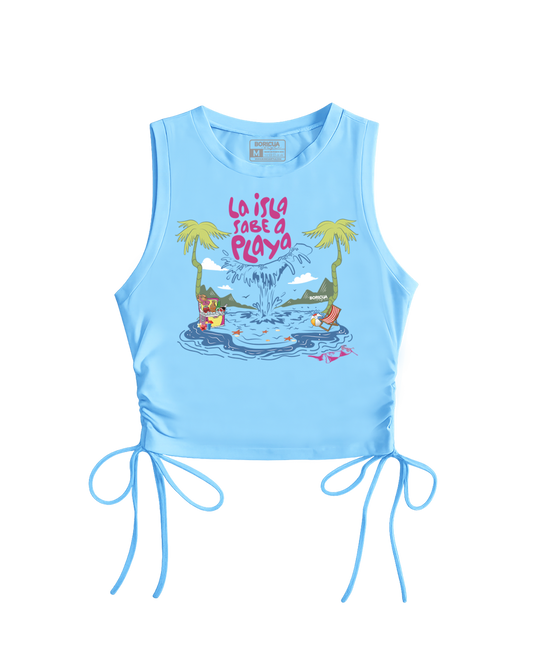 La Isla Sabe A Playa Tank Top